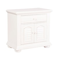 Cottage Single Drawer Nightstand with Dovetail Construction