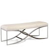 Riverside Furniture Maisie 48-in Bed Bench Uph