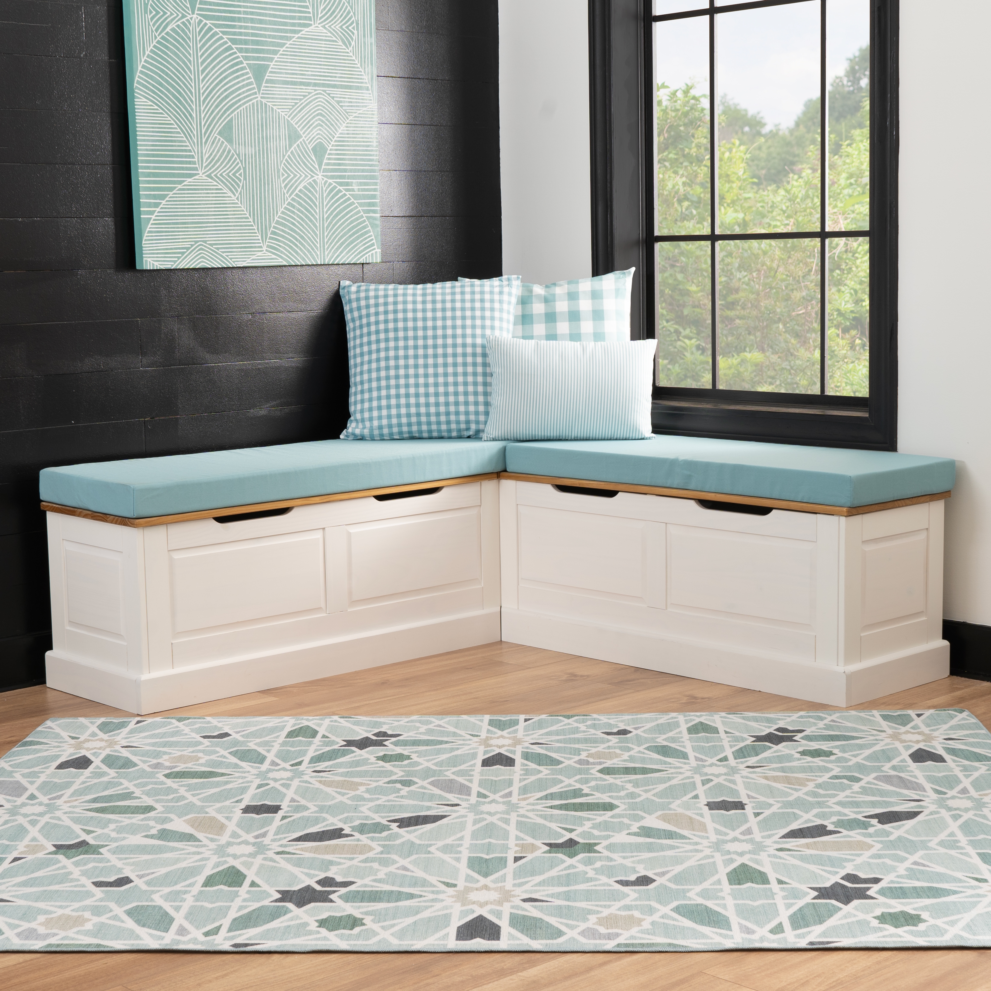 Backless Nook with Cushions