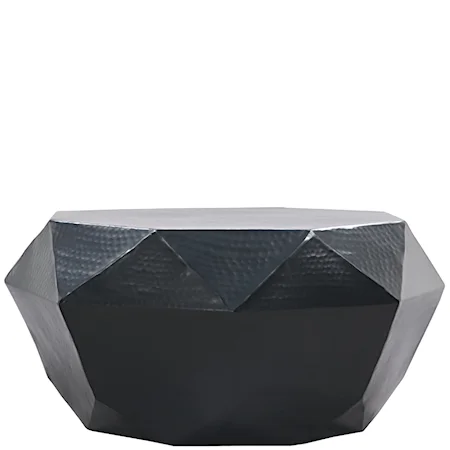 Contemporary Drum Cocktail Table