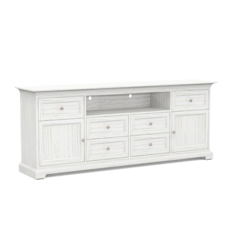 Transitional Customizable 83" TV Cabinet