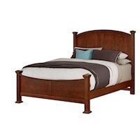 Transitional Queen Poster Bed
