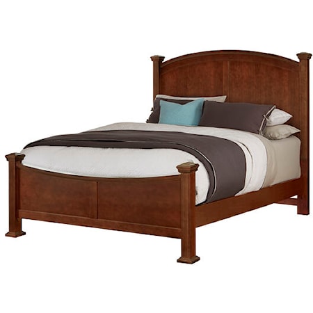 Transitional California King Poster Bed