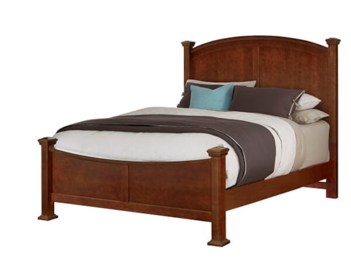 Transitional California King Poster Bed