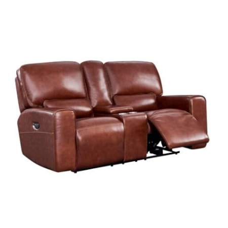 Broadway Power Glider Console Loveseat