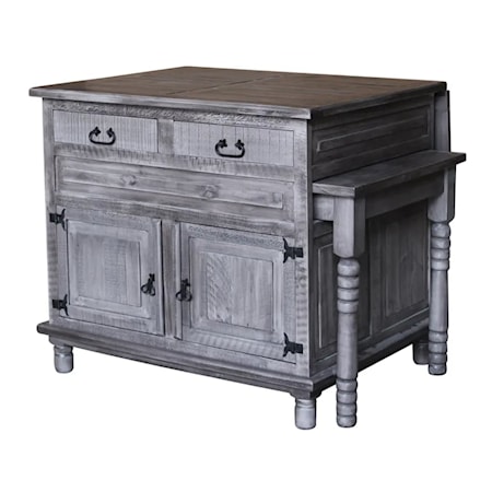 Kitchen Island w/Pull-Out Table