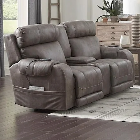 Power Headrest Power Lay Flat Recl Loveseat