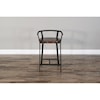 Sunny Designs Metro Flex 24"H Barstool, Wood Seat