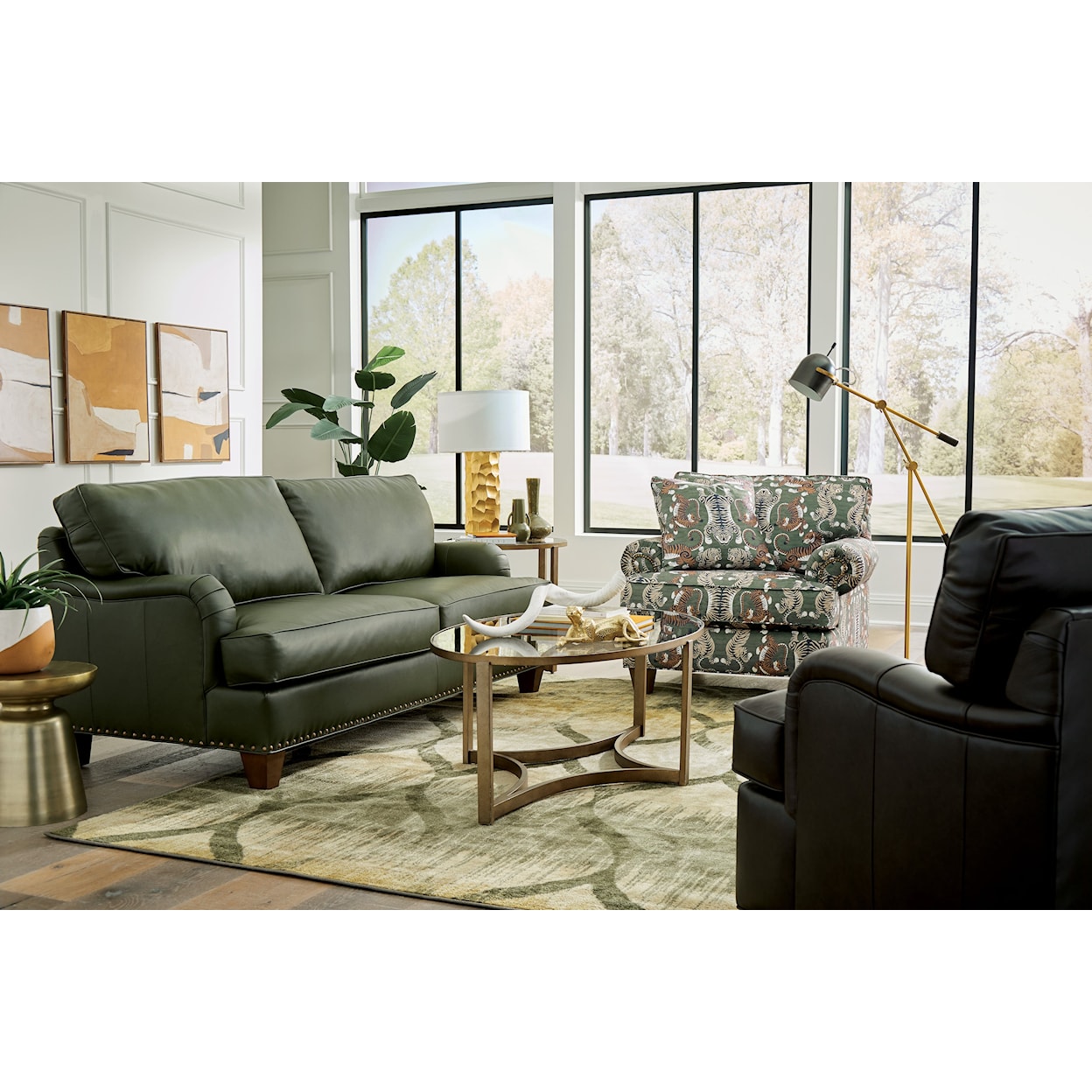 Hickory Craft DESIGN OPTIONS-LC9 Shallow 2-Seat Sofa