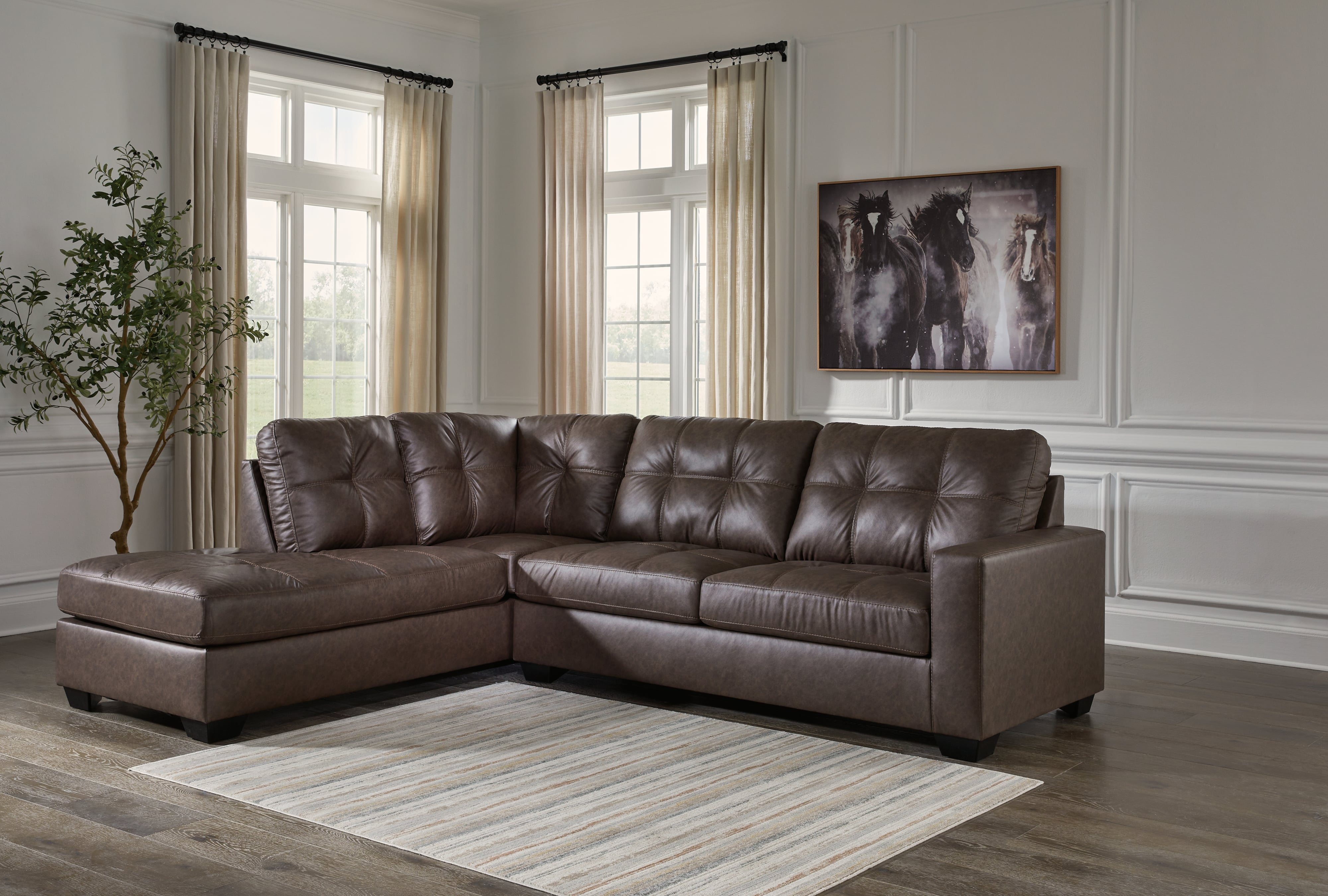 2-Piece Sectional With Chaise