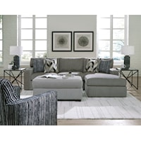 Hynde 4-Piece Contemporary Living Room Sectional Set