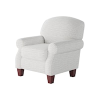 Accent Chair with Rolled Arms