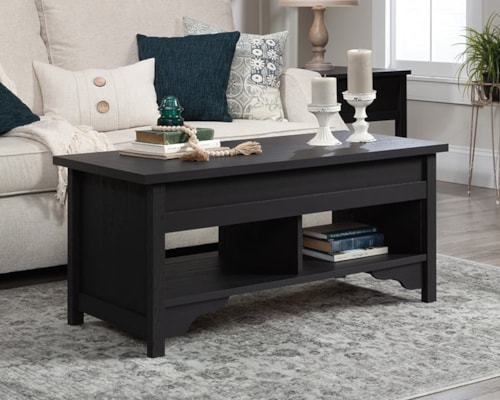 Transitional Dawson Trail Lift-Top Coffee Table