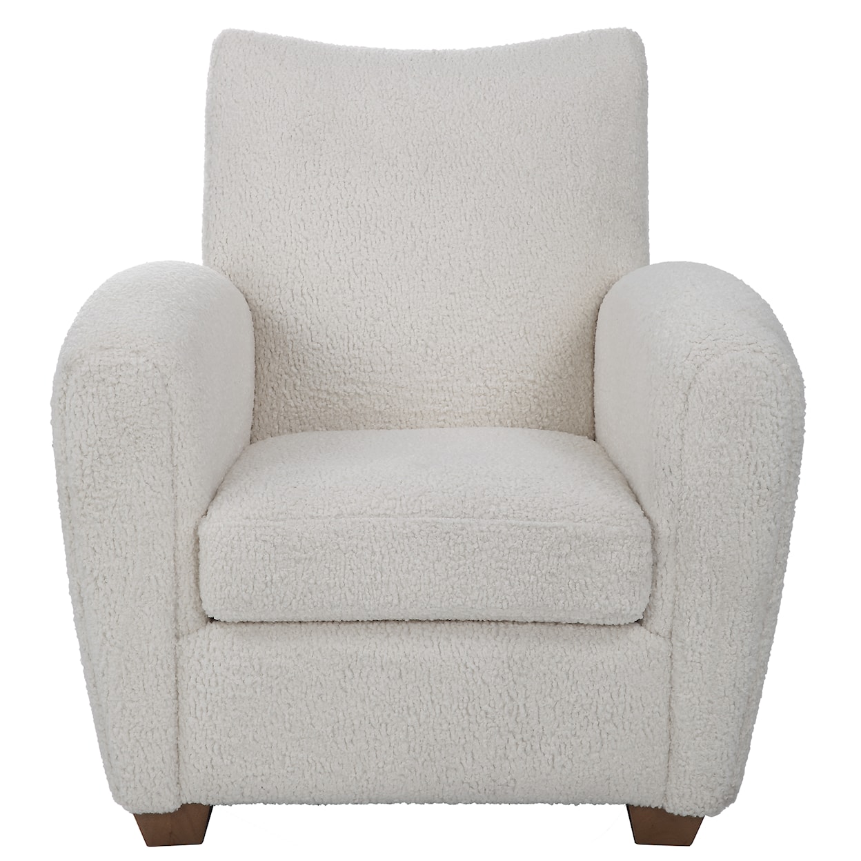 Uttermost Teddy Teddy White Shearling Accent Chair