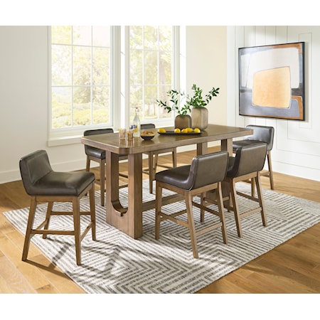 7-Piece Counter Height Dining Set