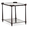 Caracole Caracole Classic End All End Table with Mirror Top