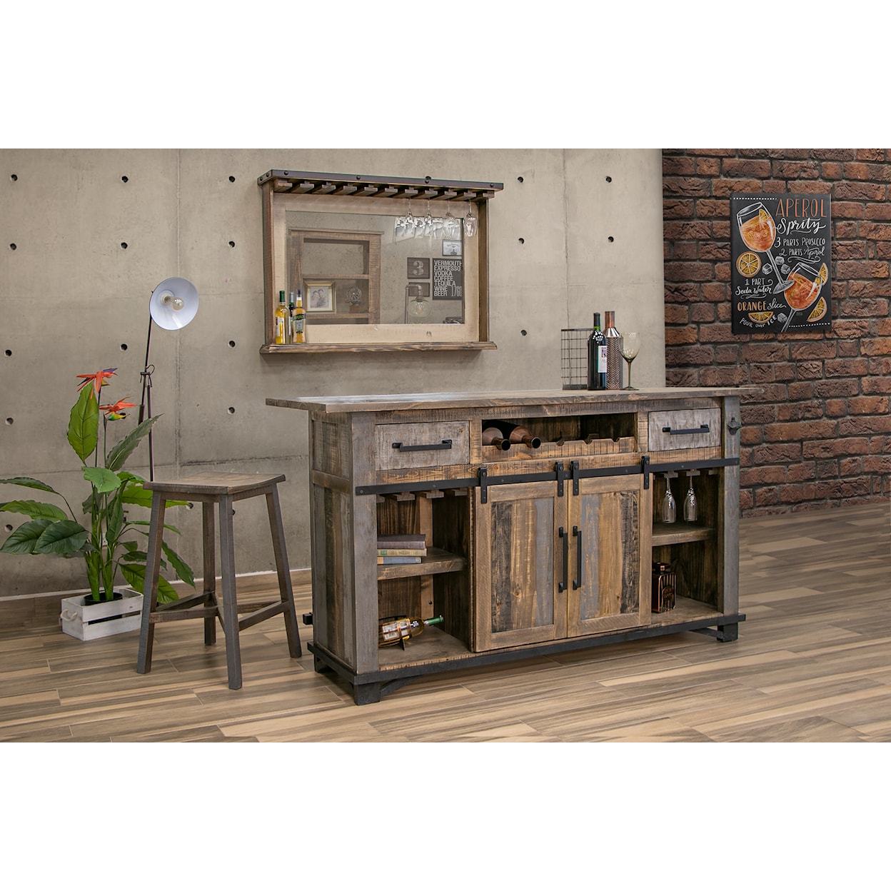 International Furniture Direct Loft Bar Stool