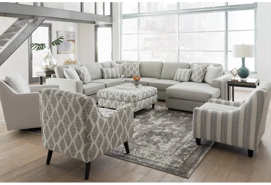 2061 DURANGO FOAM Living Room Set by Fusion Furniture at Esprit Decor Home Furnishings