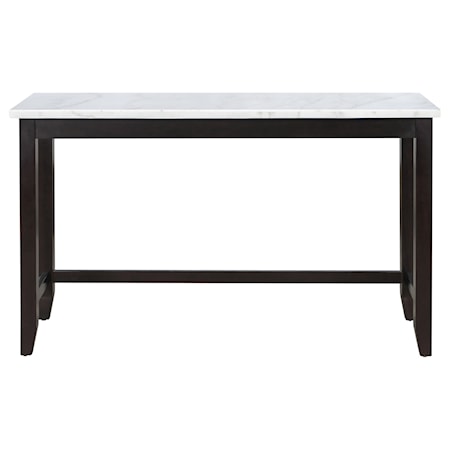 Toby 60-inch Marble Counter Dining Table