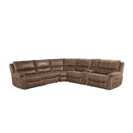 6-Piece Manual Reclining Sectional