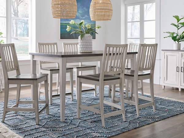 7-Piece Counter-Height Dining Set