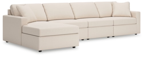 4-Piece Sectional With Chaise