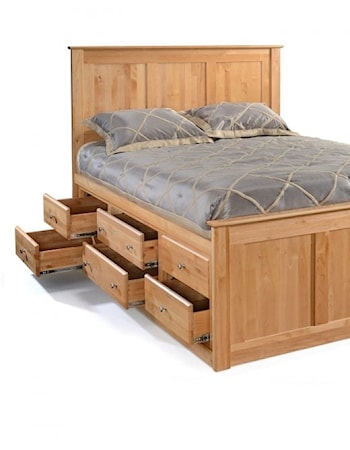 King 9-Drawer Chest Bed