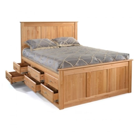 Twin 12-Drawer Chest Bed
