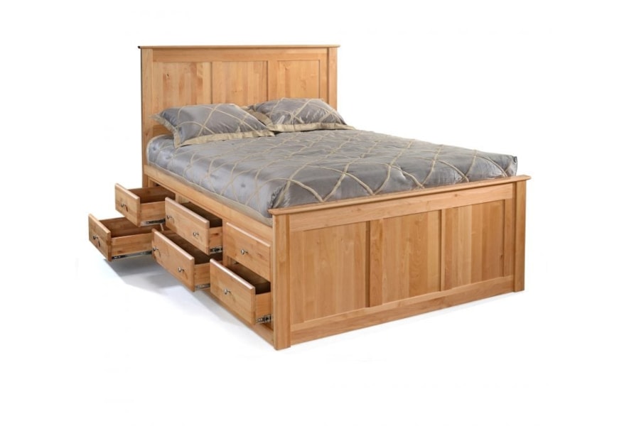 Queen platform bed with 12 drawers deals