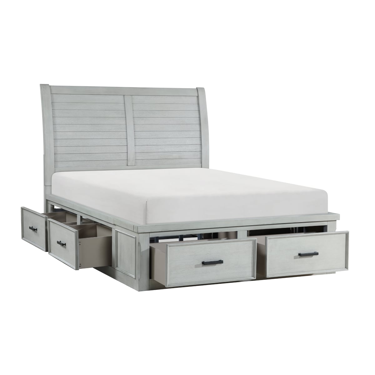 Queen Platform Storage Bed