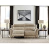 Signature Design Next-Gen DuraPella 2-Seat Pwr Rec Sofa  w/ Adj Headrests