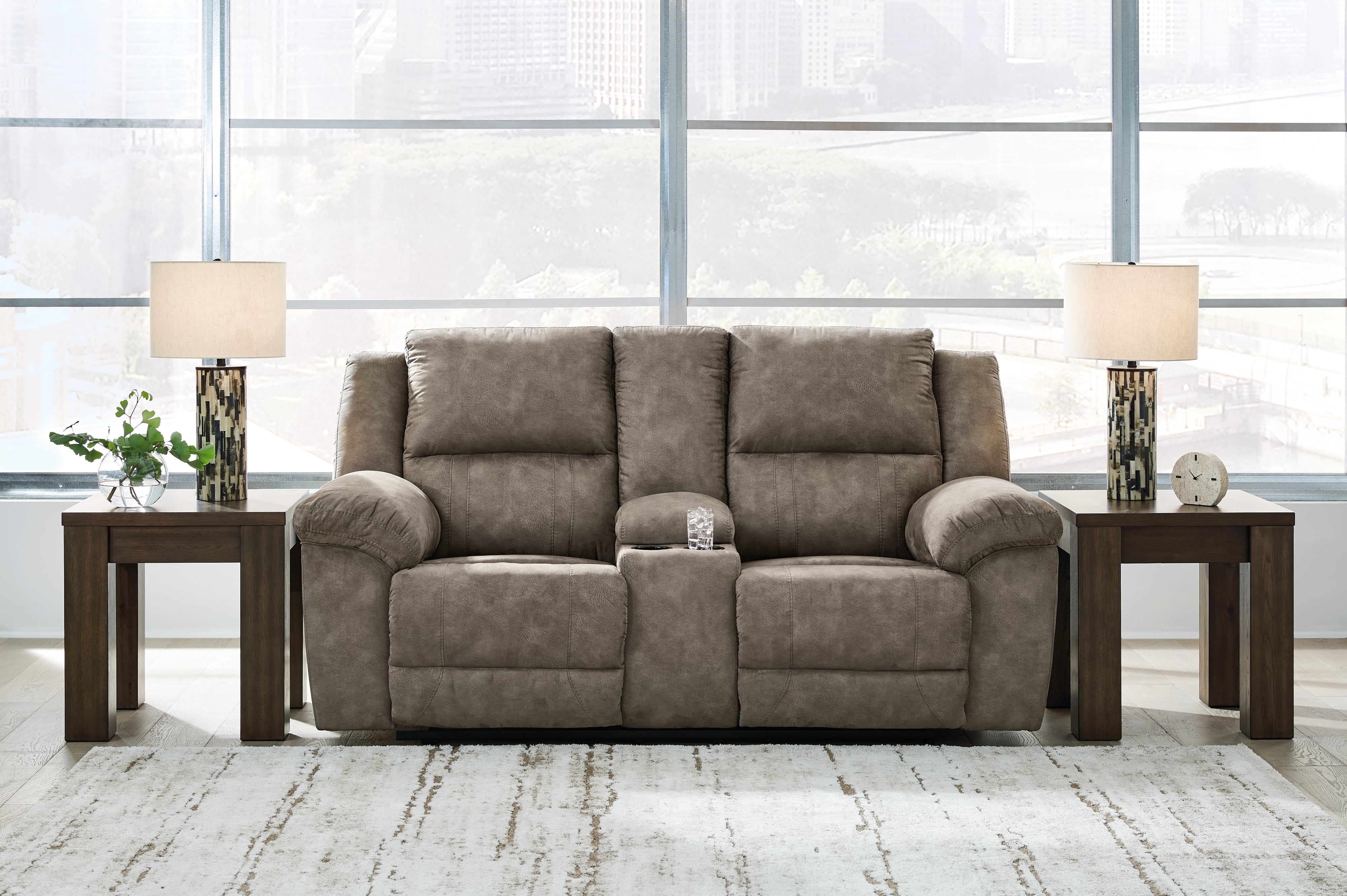 Reclining Loveseat With Console