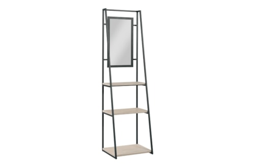 Contemporary Etagere with Mirror