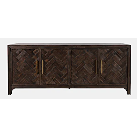 Gramercy Contemporary 4-Door Accent Cabinet