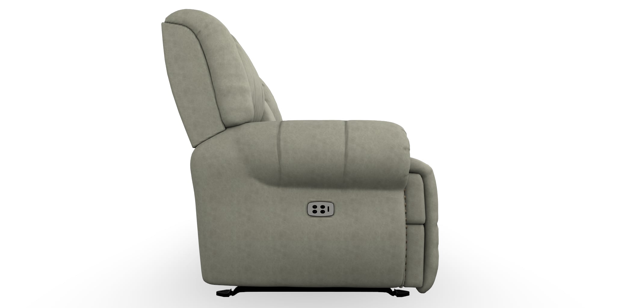 Rocking Reclining Console Loveseat