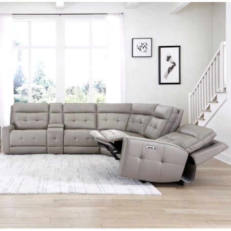 6-Piece Power Reclining Sectional Sofa