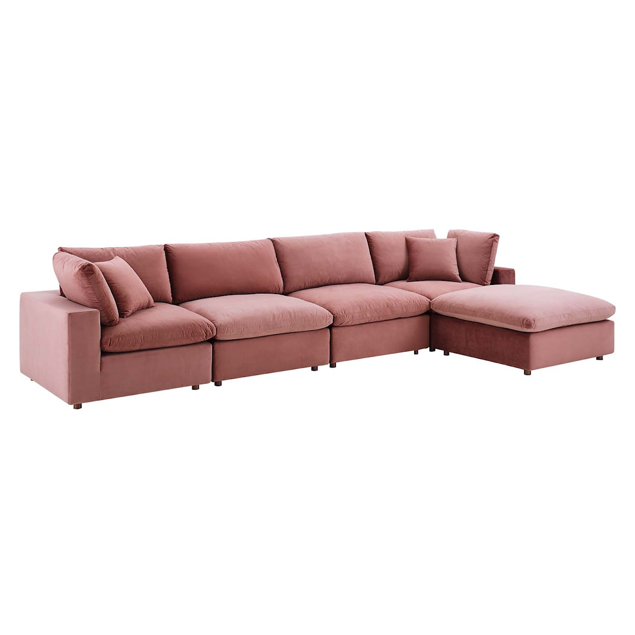 Modway Commix 5-Piece Sectional Sofa