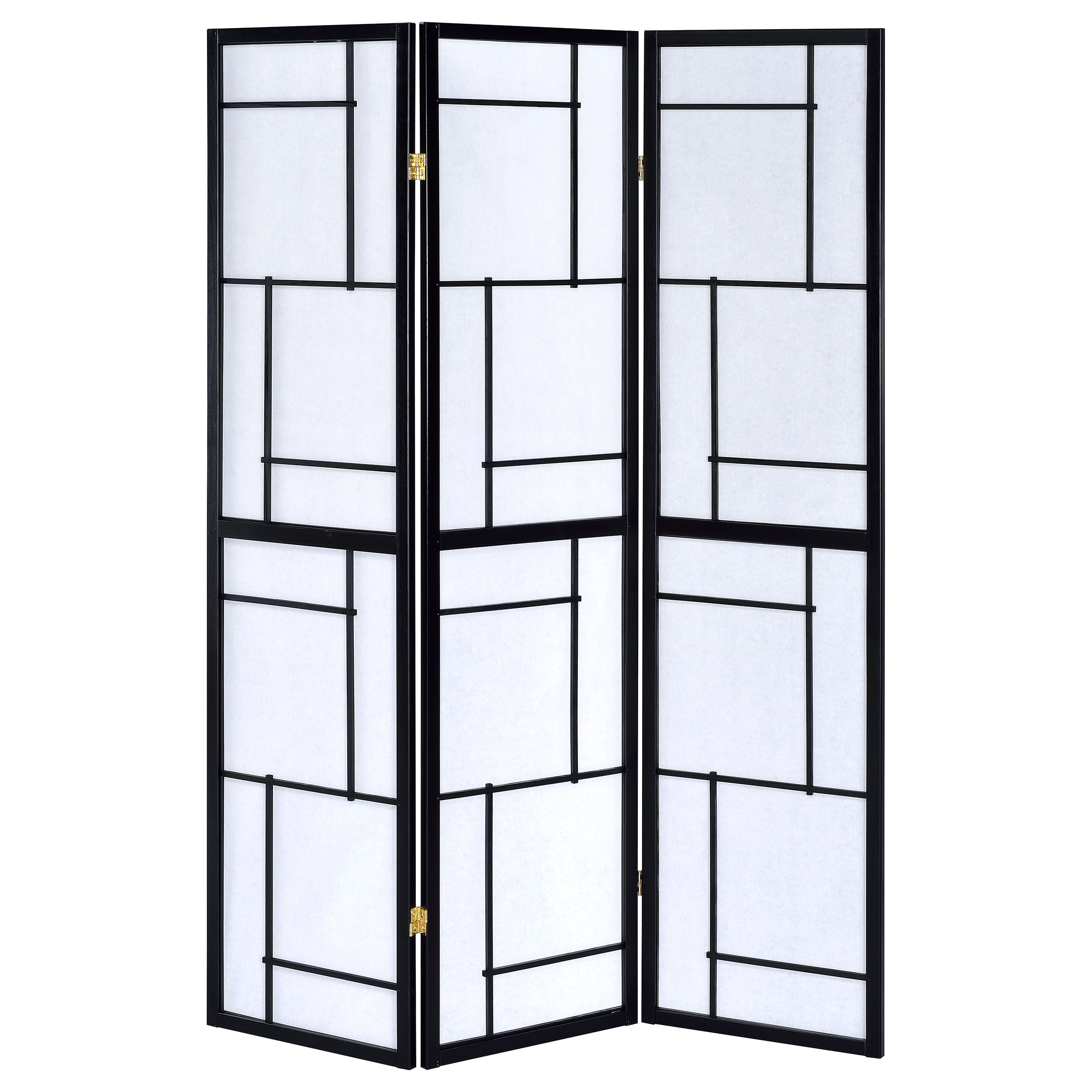 Coaster Damis 3-Panel Room Divider Folding Shoji Screen