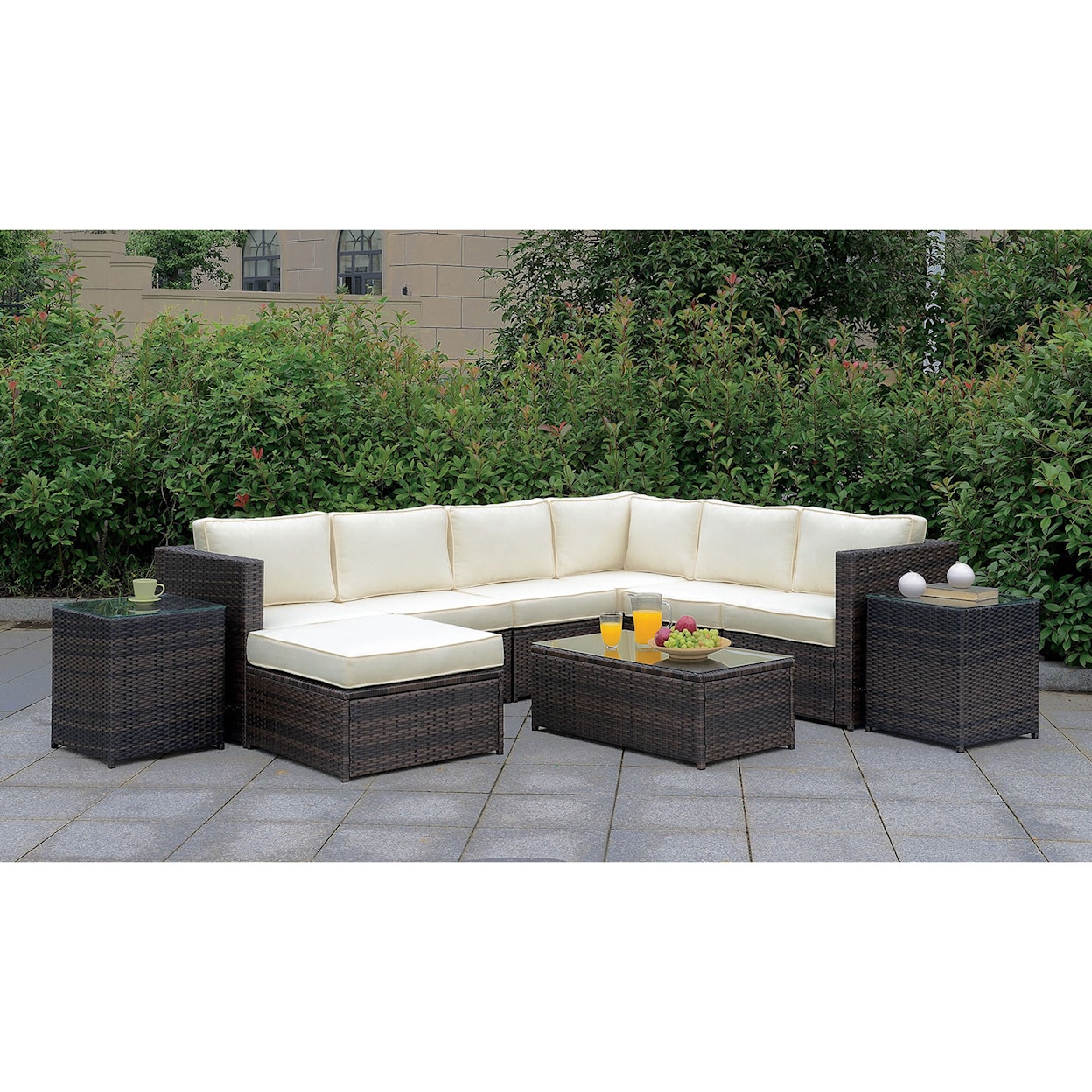 Furniture of America Ilona Outdoor Patio Set