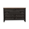 Liberty Furniture Americana Farmhouse 9-Drawer Dresser