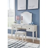 Signature Design by Ashley Furniture Robbinsdale Vanity with Stool and Mirror