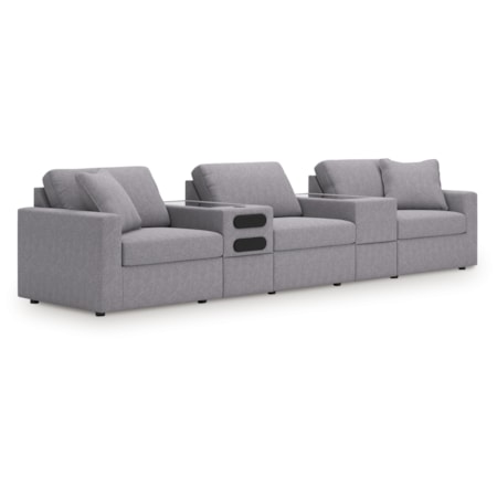 5-Piece Sectional With Audio System