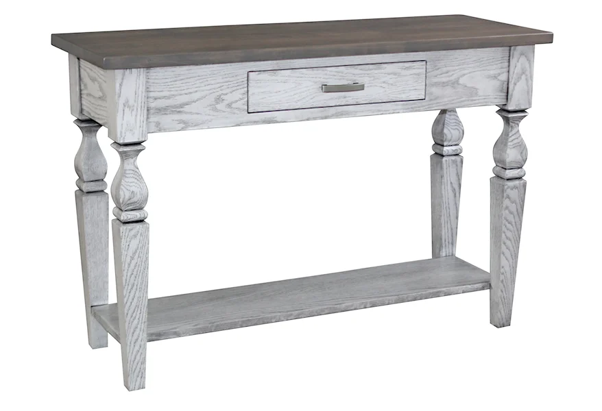 Ashton Customizable Solid Wood Sofa Table by Ashery Woodworking at Saugerties Furniture Mart