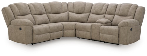 3-piece Reclining Sectional With Console