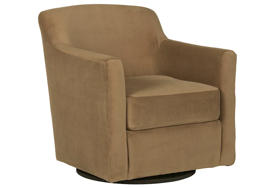 Bradney Swivel Accent Chair by Signature Design by Ashley at Furniture and ApplianceMart
