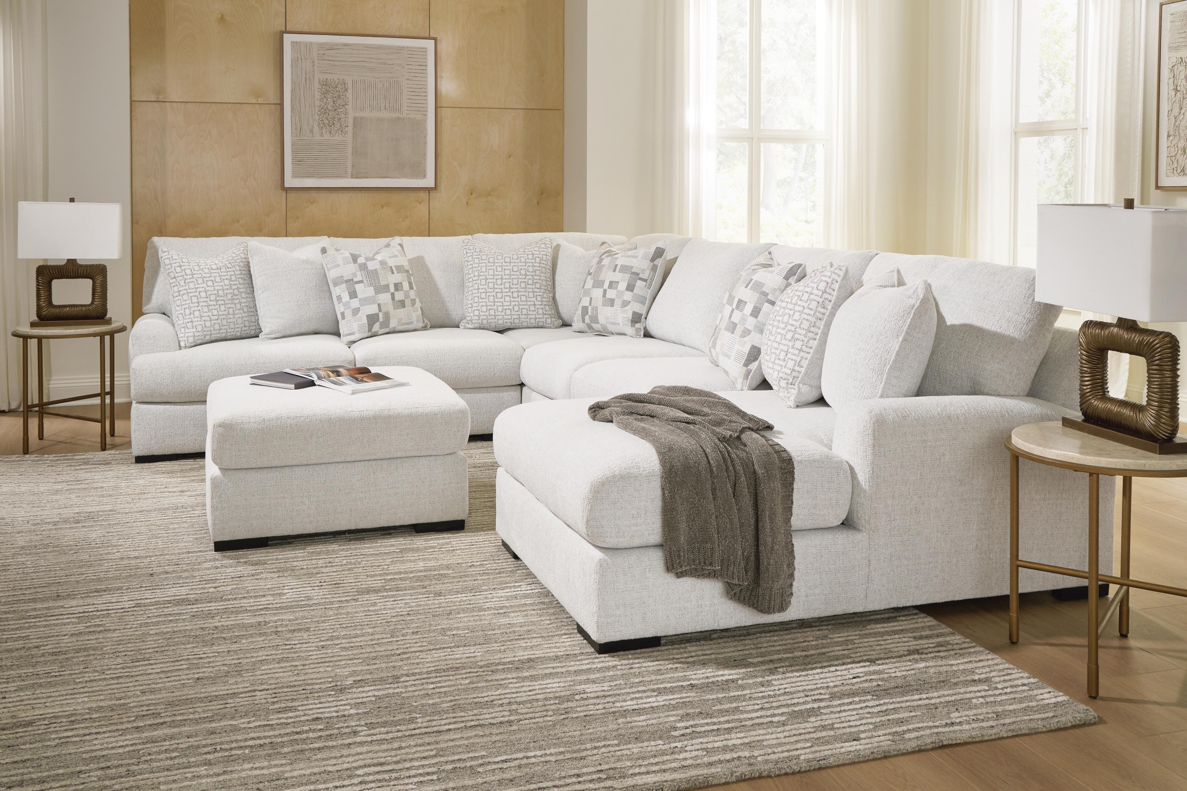 Signature Design by Ashley Misty-Lakes 5-piece Sectional With Chaise