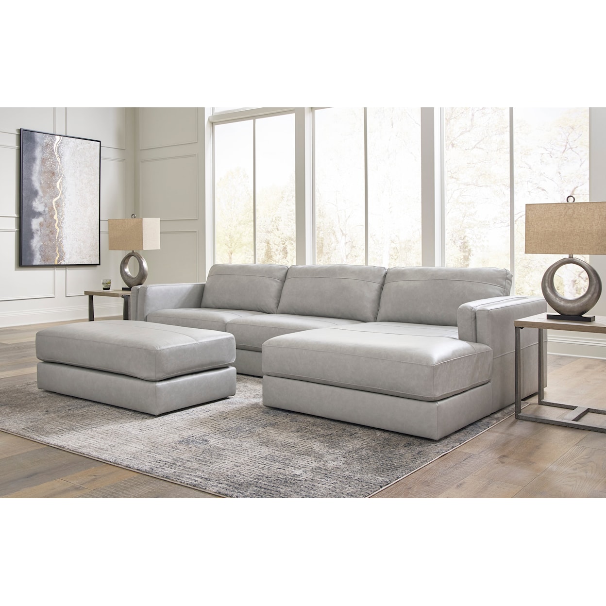 Signature Design Amiata 2-Piece Sectional With Chaise