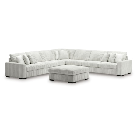 5-Piece Sectional And Ottoman