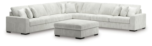 5-Piece Sectional And Ottoman