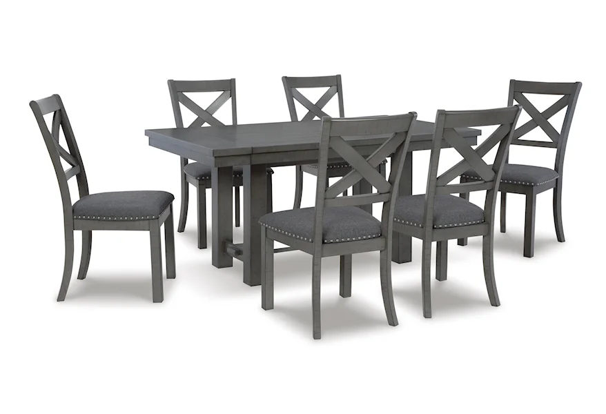 Myshanna 7-Piece Dining Set by Signature Design by Ashley at Darvin Furniture